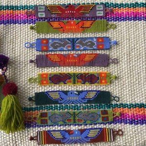 Costume Baldor Beaded Phoenix & Rabbit Bracelet